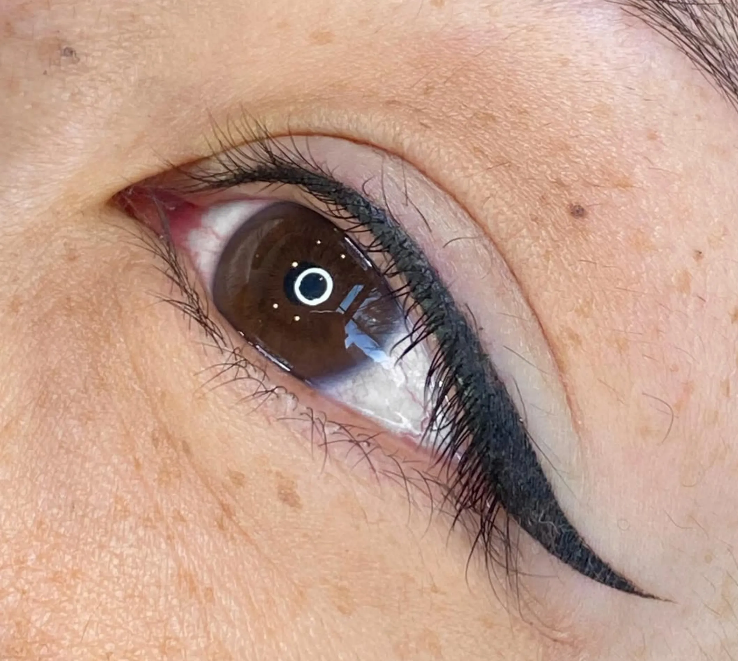 lash enhancement tattoo for mature eyes